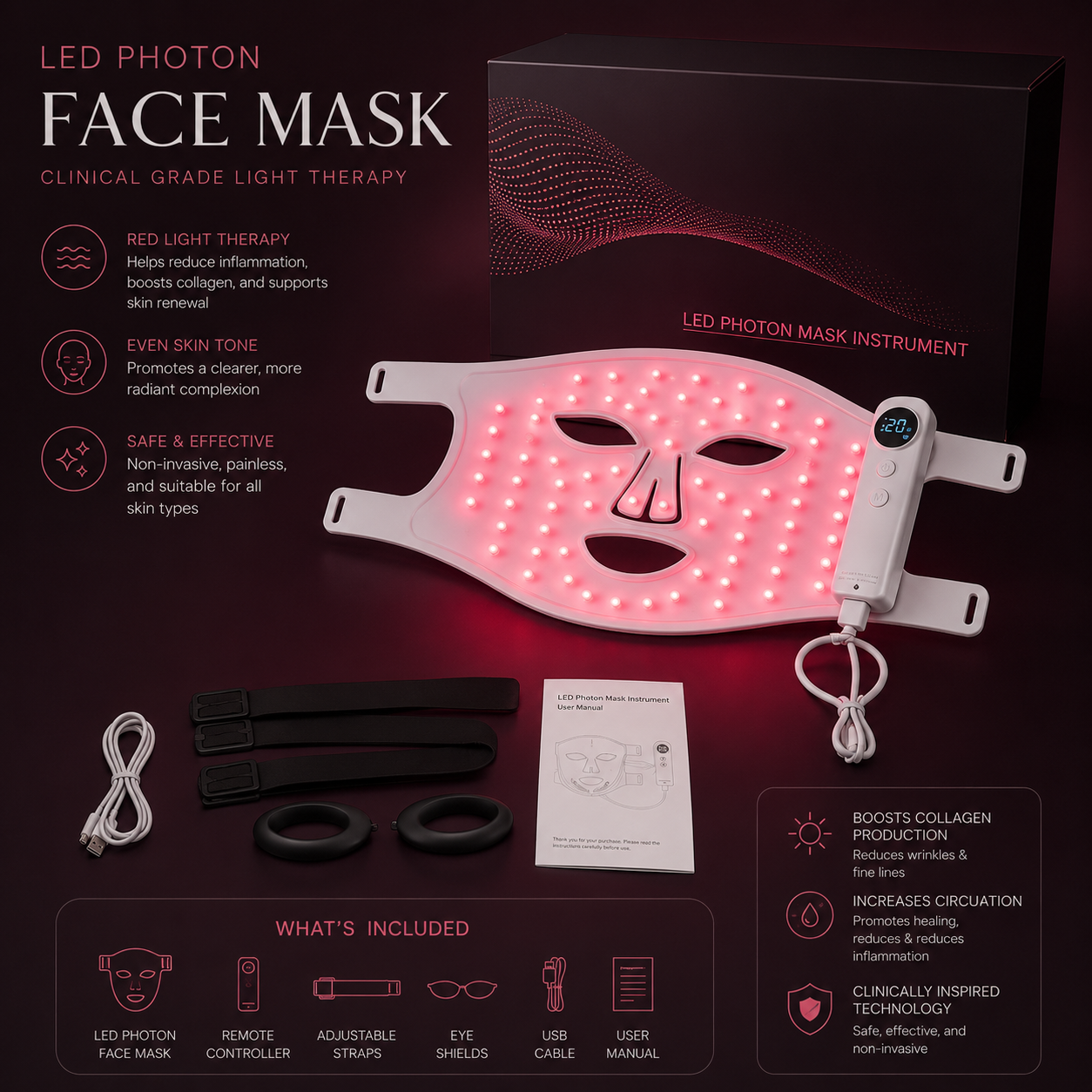 Lunevia LED Mask